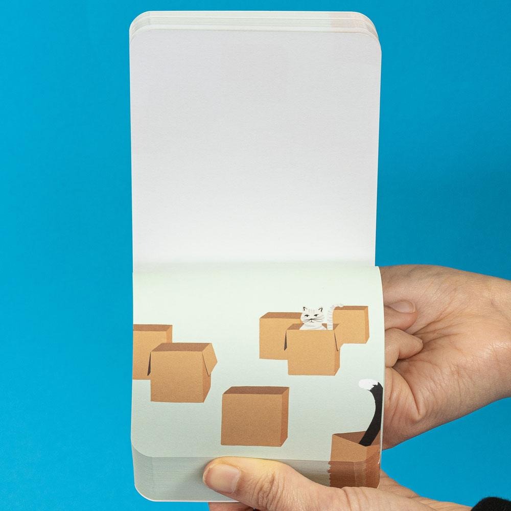 Flipbook Notepad: Find Your Happy Place