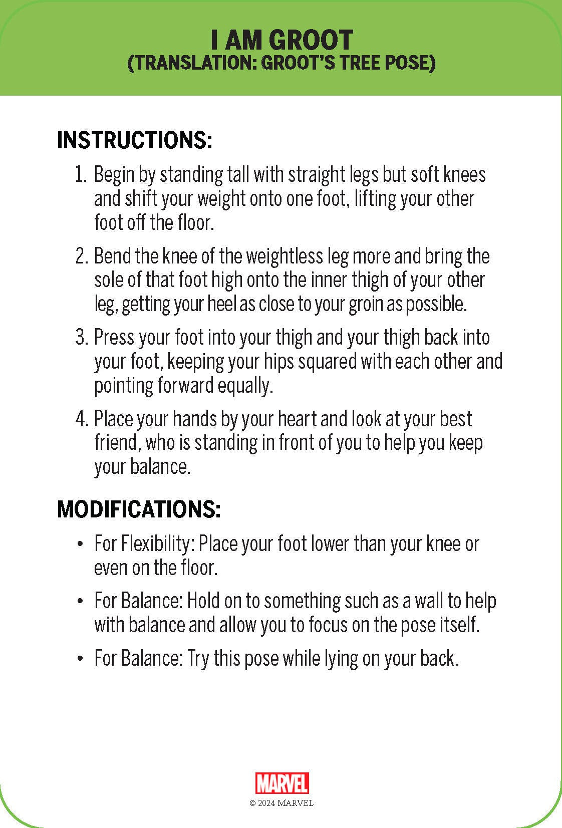 Marvel Fitness Deck