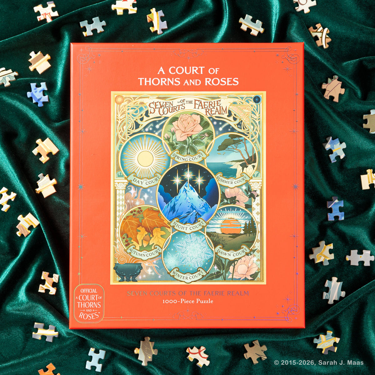 A Court of Thorns and Roses Official Seven Courts of the Faerie Realm 1000-Piece Puzzle