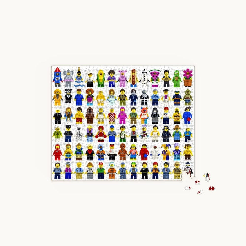 Lego« Minifigure 1000-Piece Puzzle