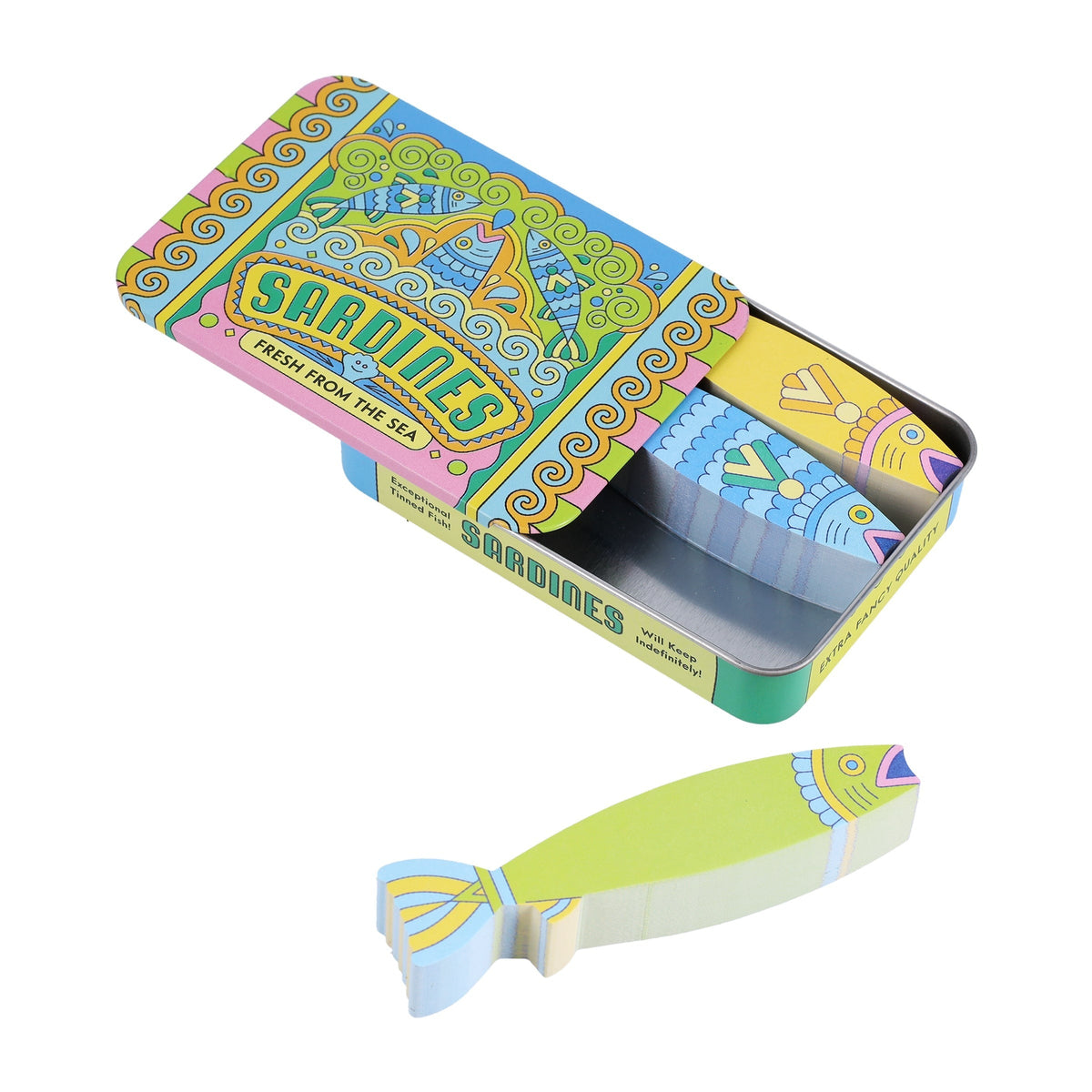 Sardines Fishy Sticky Notes