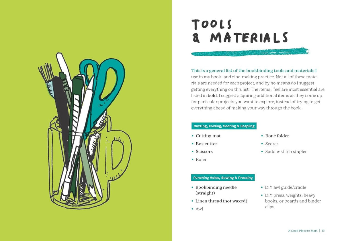 Zine Making and Bookbinding