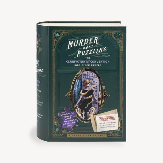 Murder Most Puzzling: The Clairvoyants' Convention 500-Piece Puz,