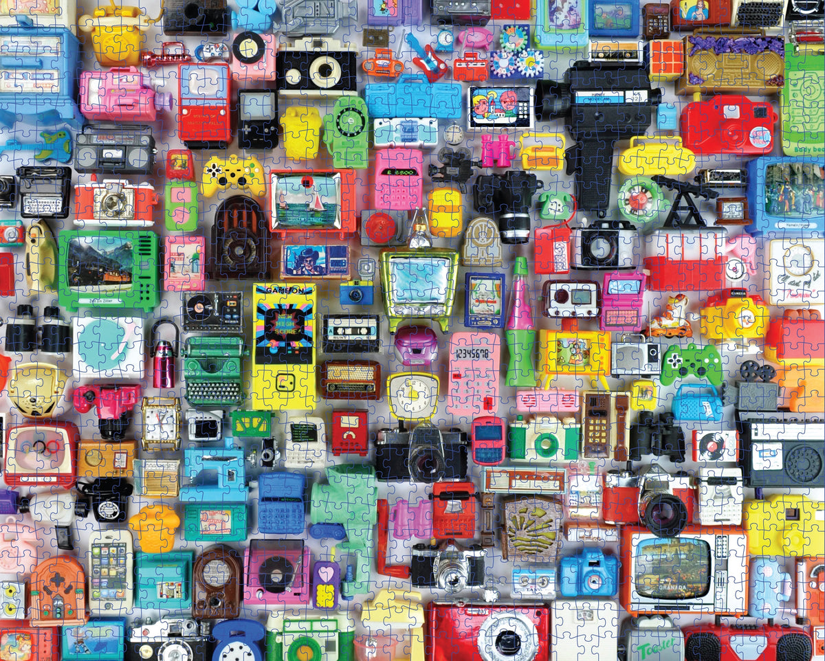 Tiny Collections Retro Tech 1000-Piece Puzzle