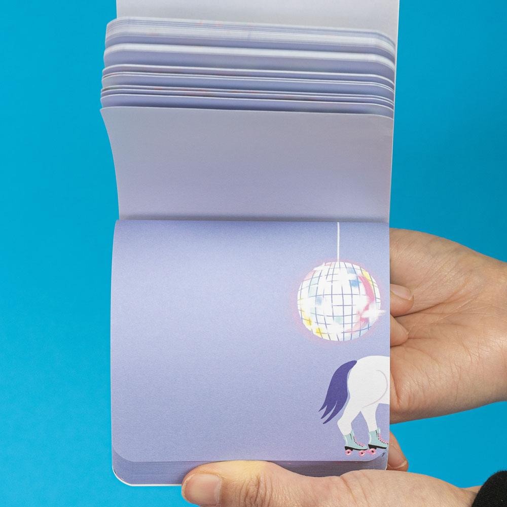 Flipbook Notepad: Disco Party