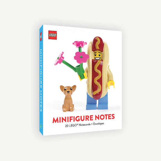 Lego« Minifigure Notes: 20 Notecards and Envelopes