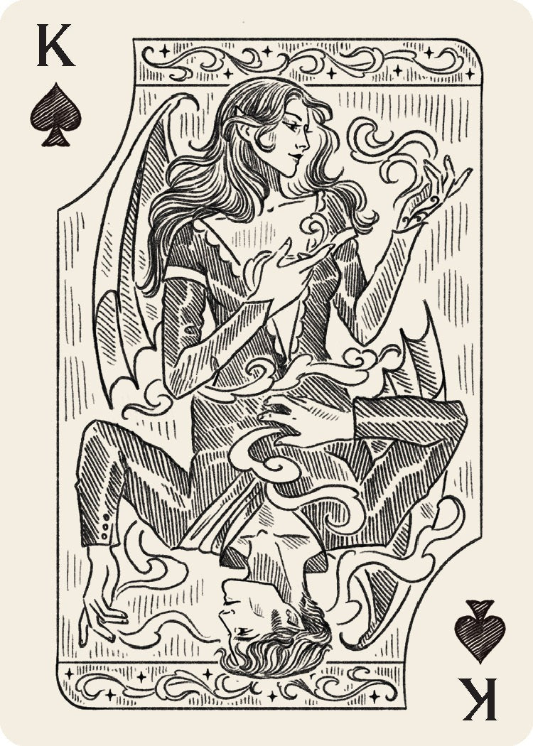 A Court of Thorns and Roses Official Playing Card Set (Night Court Inner Circle)