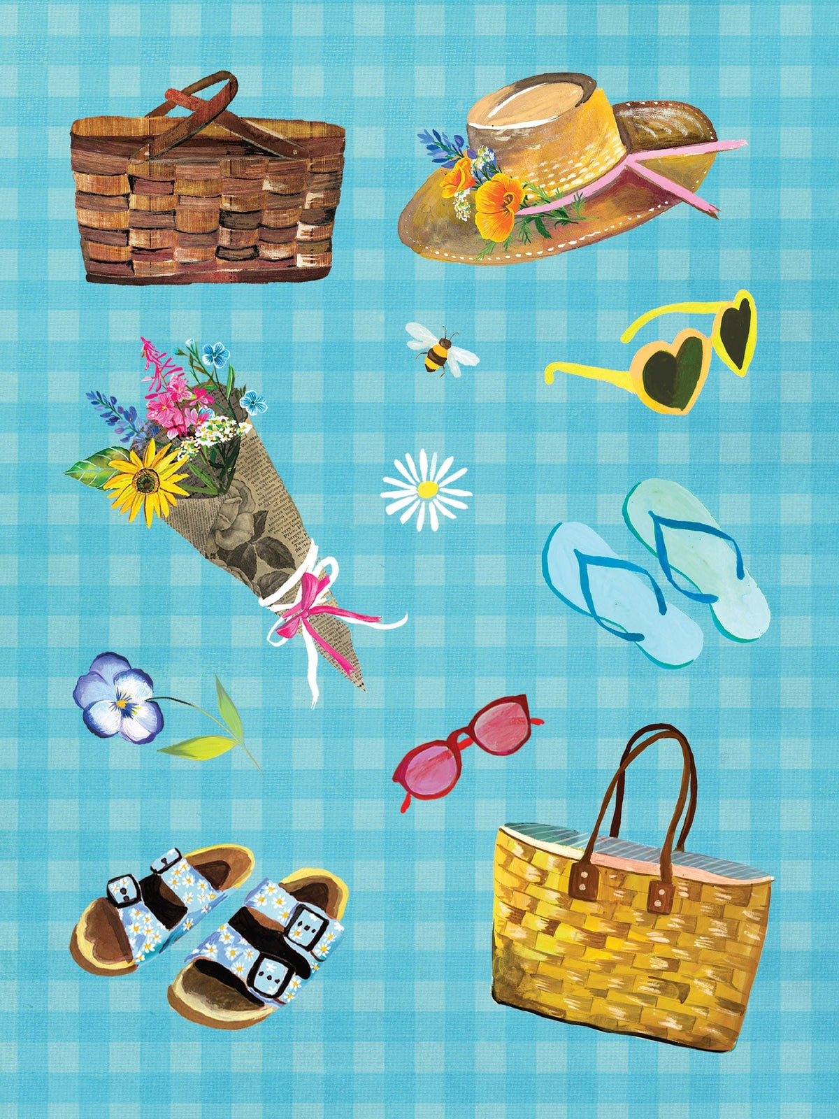 Wildflower Picnic Sticker Book