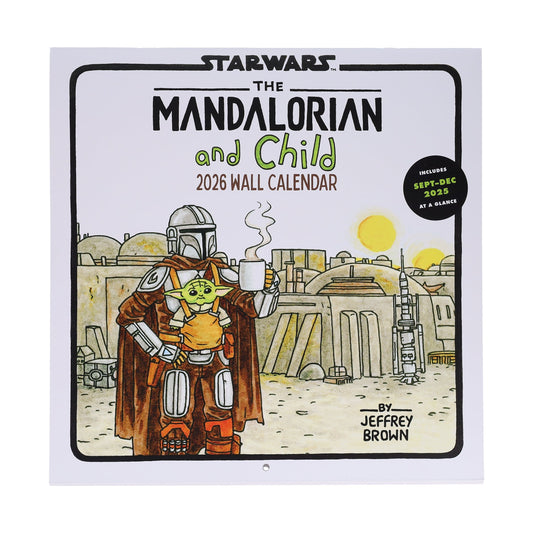 Star Wars The Mandalorian and Child 2026 Wall Calendar