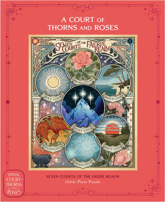 A Court of Thorns and Roses Official Seven Courts of the Faerie Realm 1000-Piece Puzzle
