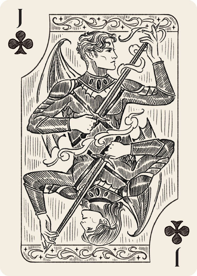 A Court of Thorns and Roses Official Playing Card Set (Night Court Inner Circle)