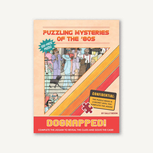 Puzzling Mysteries of the 80s Dognapped! 500-Piece Puzzle