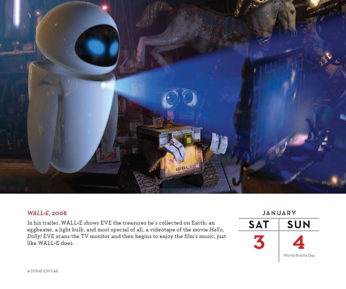 Disney A Year of Animation 2026 Daily Calendar