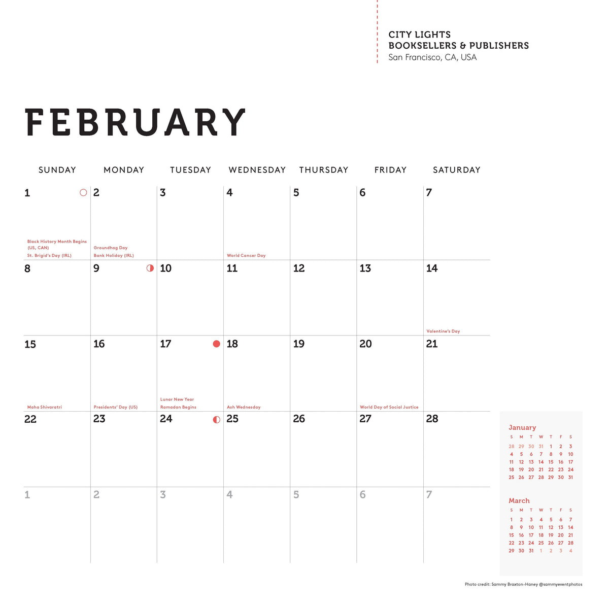 This Is My Bookstore 2026 Wall Calendar