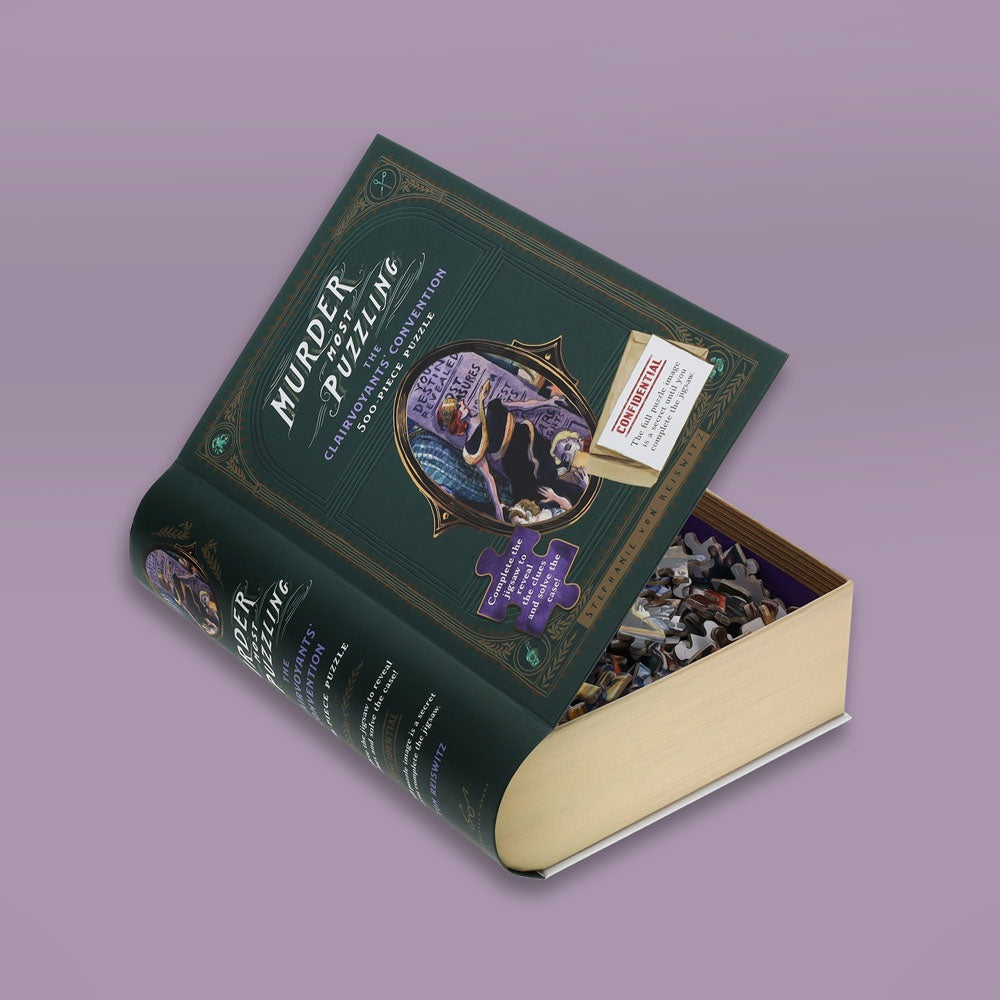 Murder Most Puzzling: The Clairvoyants' Convention 500-Piece Puz,