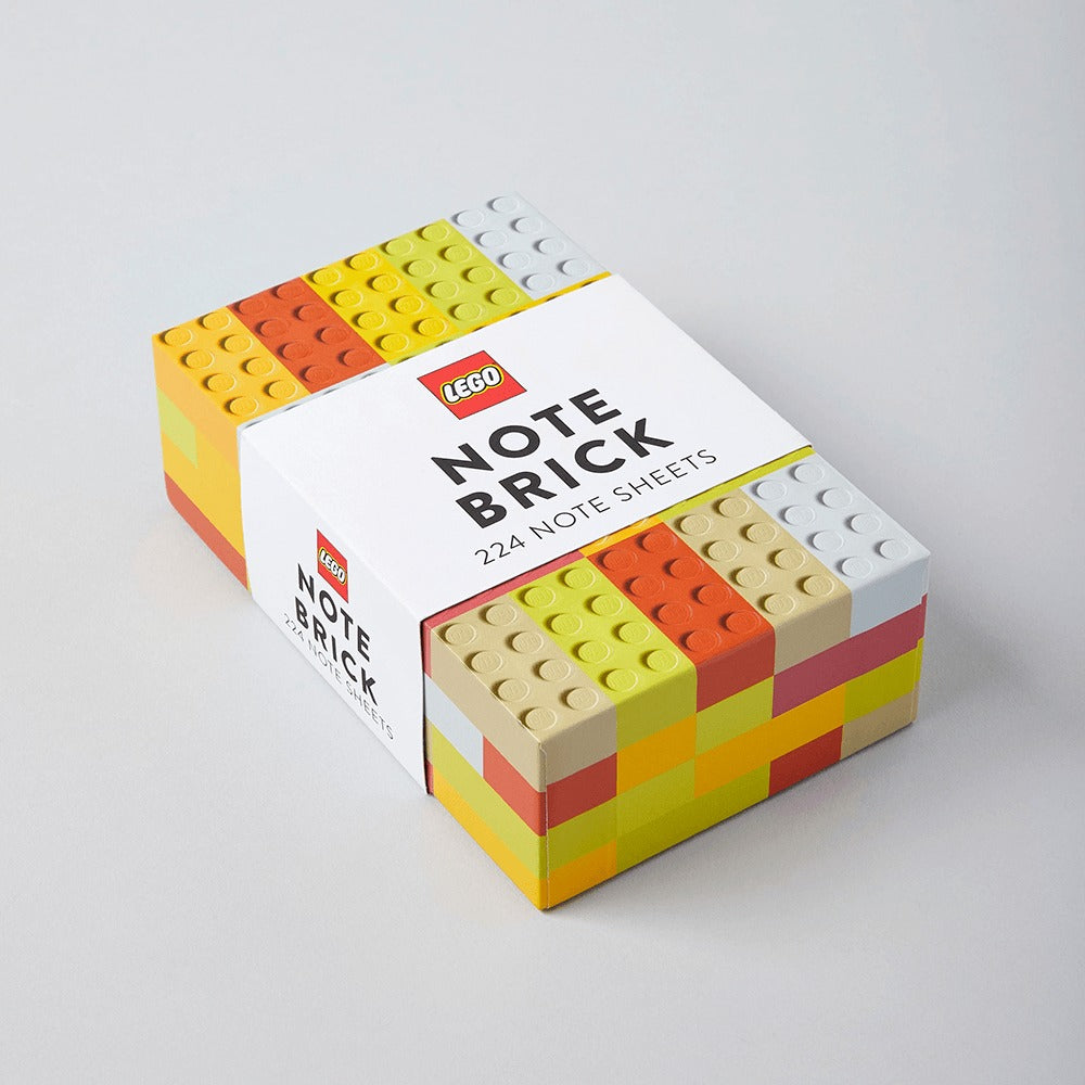 Lego Note Brick (Yellow-Orange)