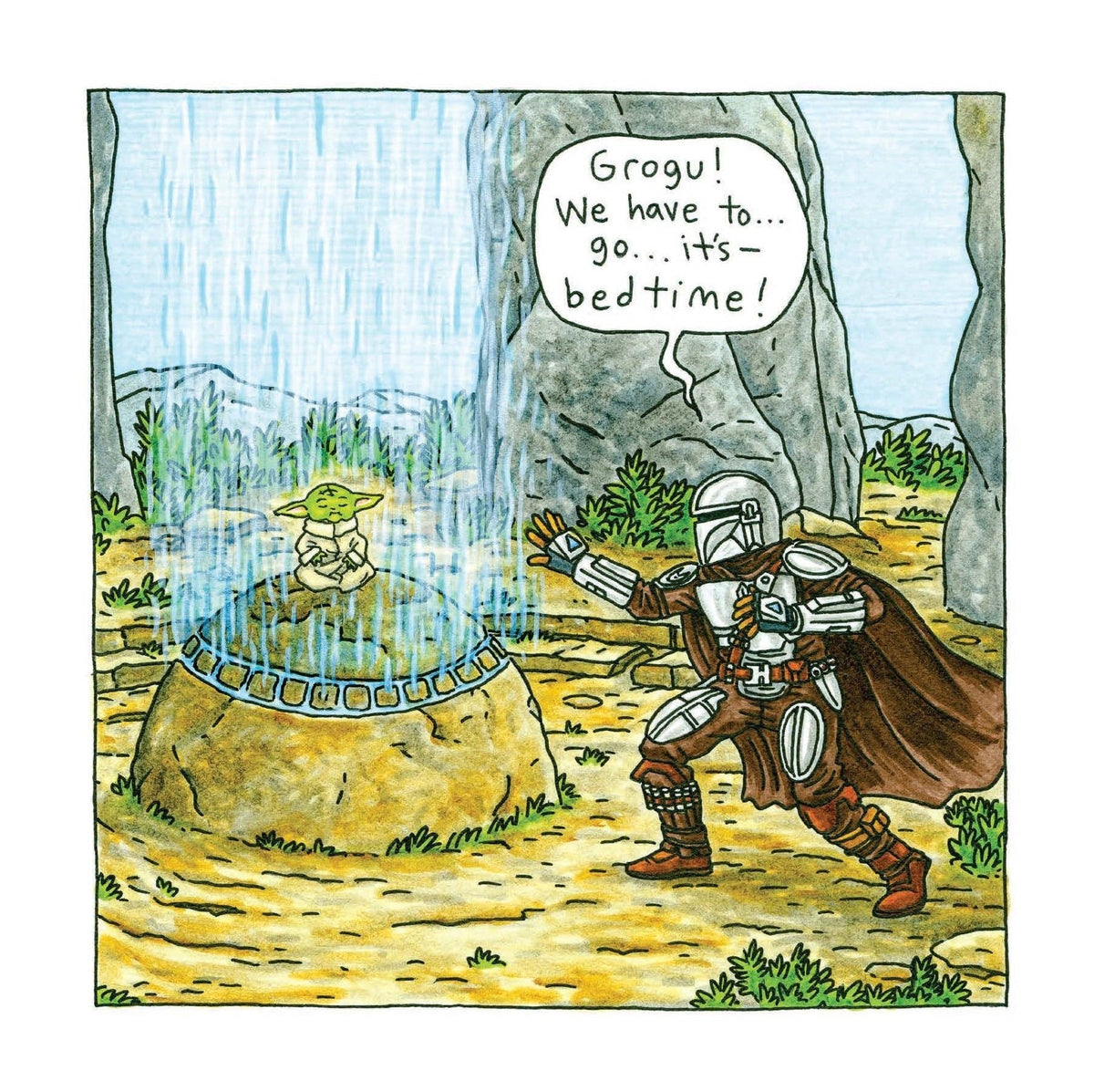 Star Wars The Mandalorian and Child 2026 Wall Calendar
