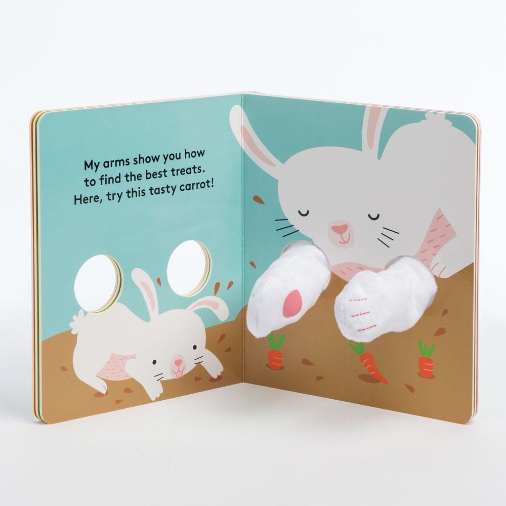 Hug Me Little Bunny: Finger Puppet Book