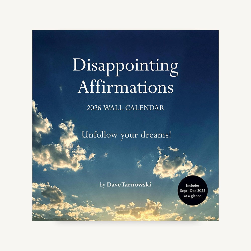 Disappointing Affirmations 2026 Wall Calendar