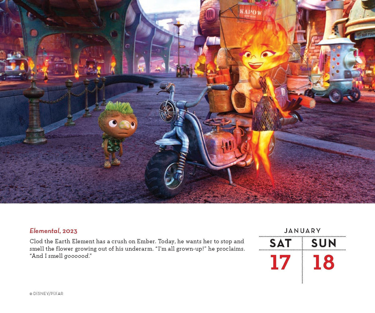 Disney A Year of Animation 2026 Daily Calendar