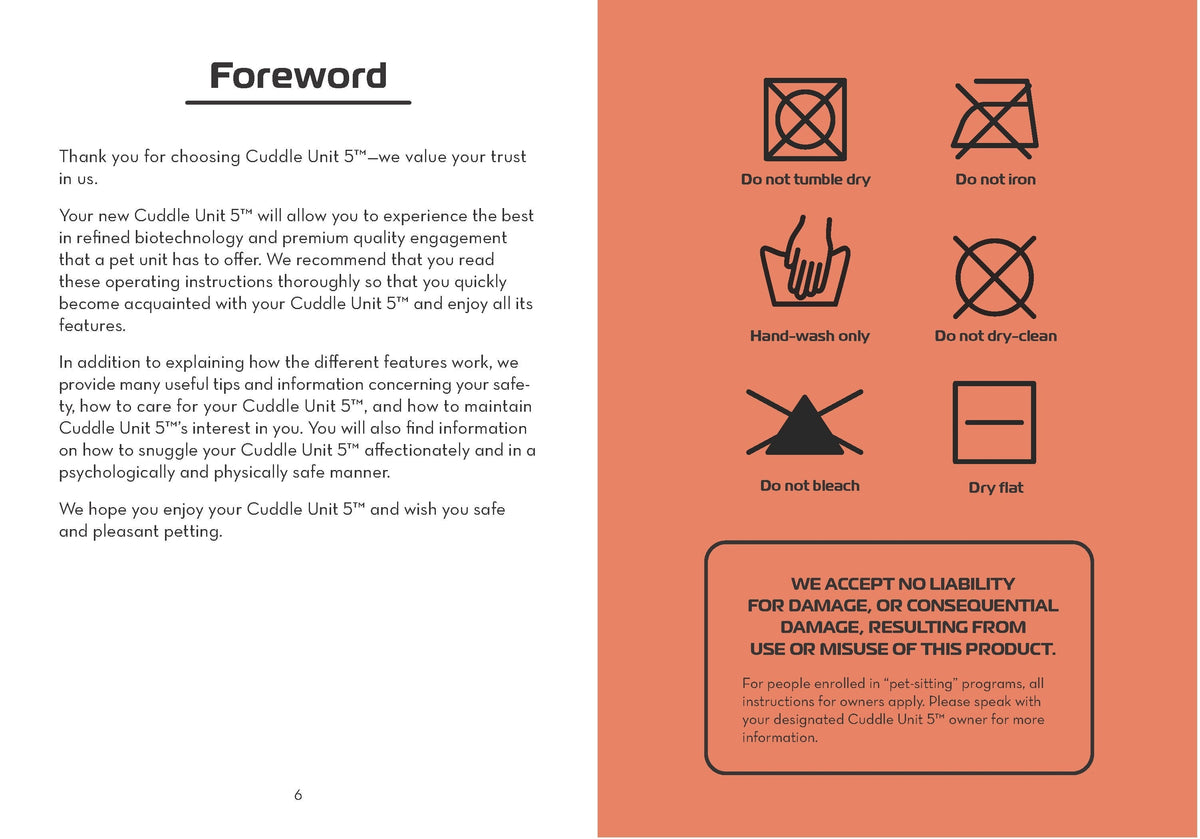 Cat Operator's Manual