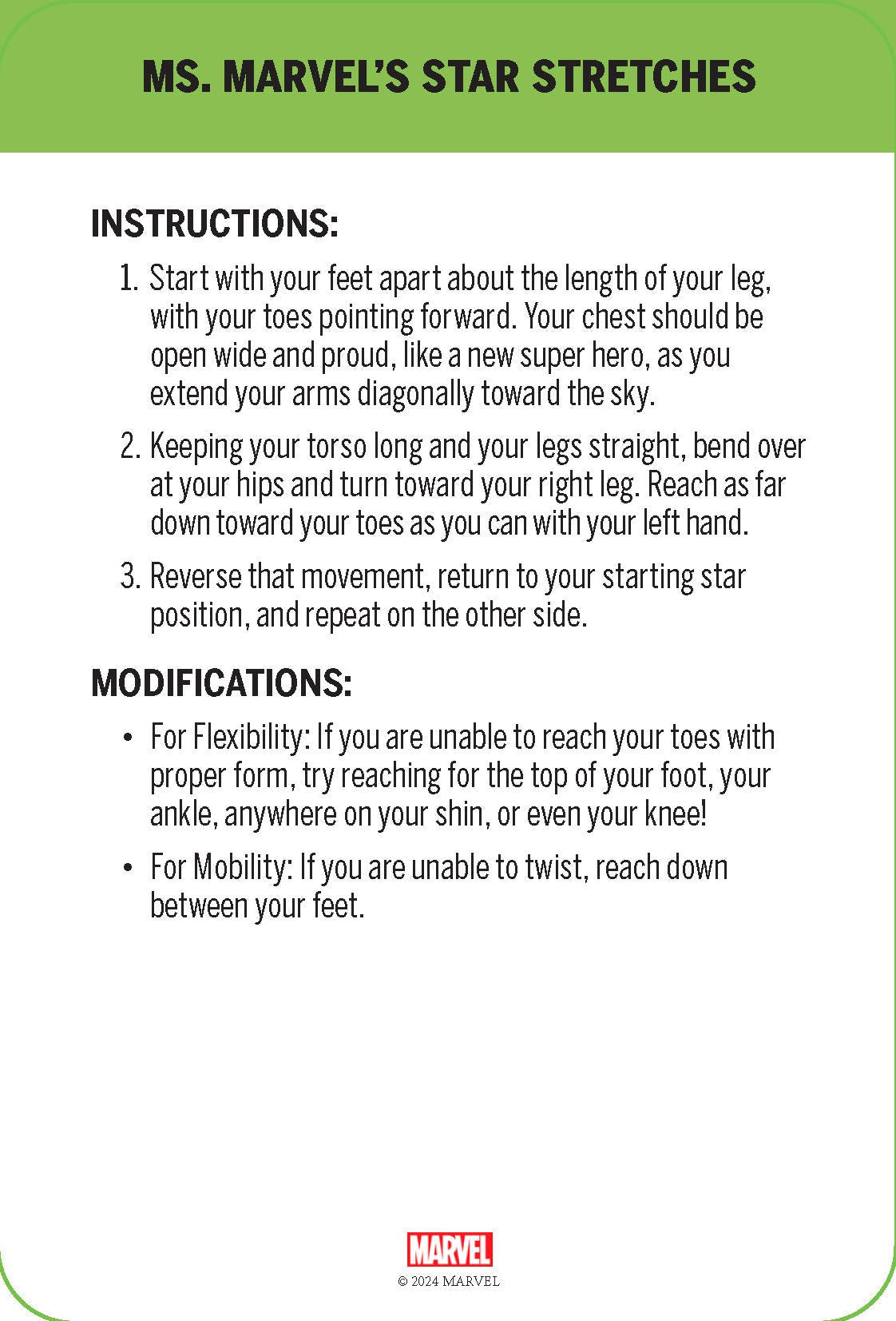 Marvel Fitness Deck