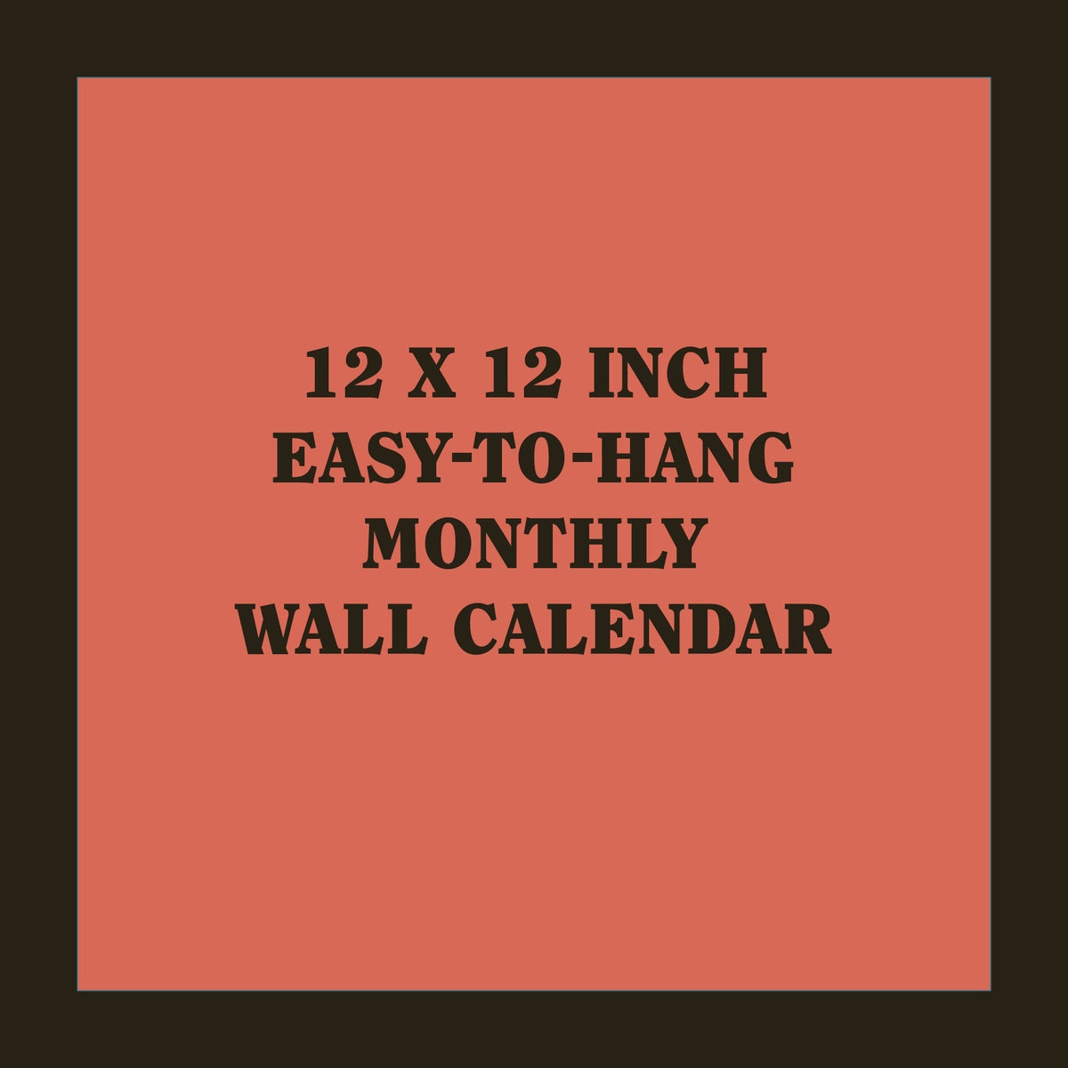 Classic Horror Movies 2026 Wall Calendar