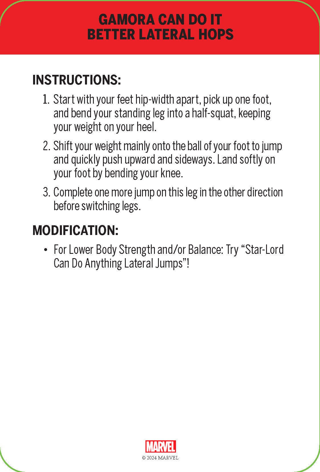 Marvel Fitness Deck