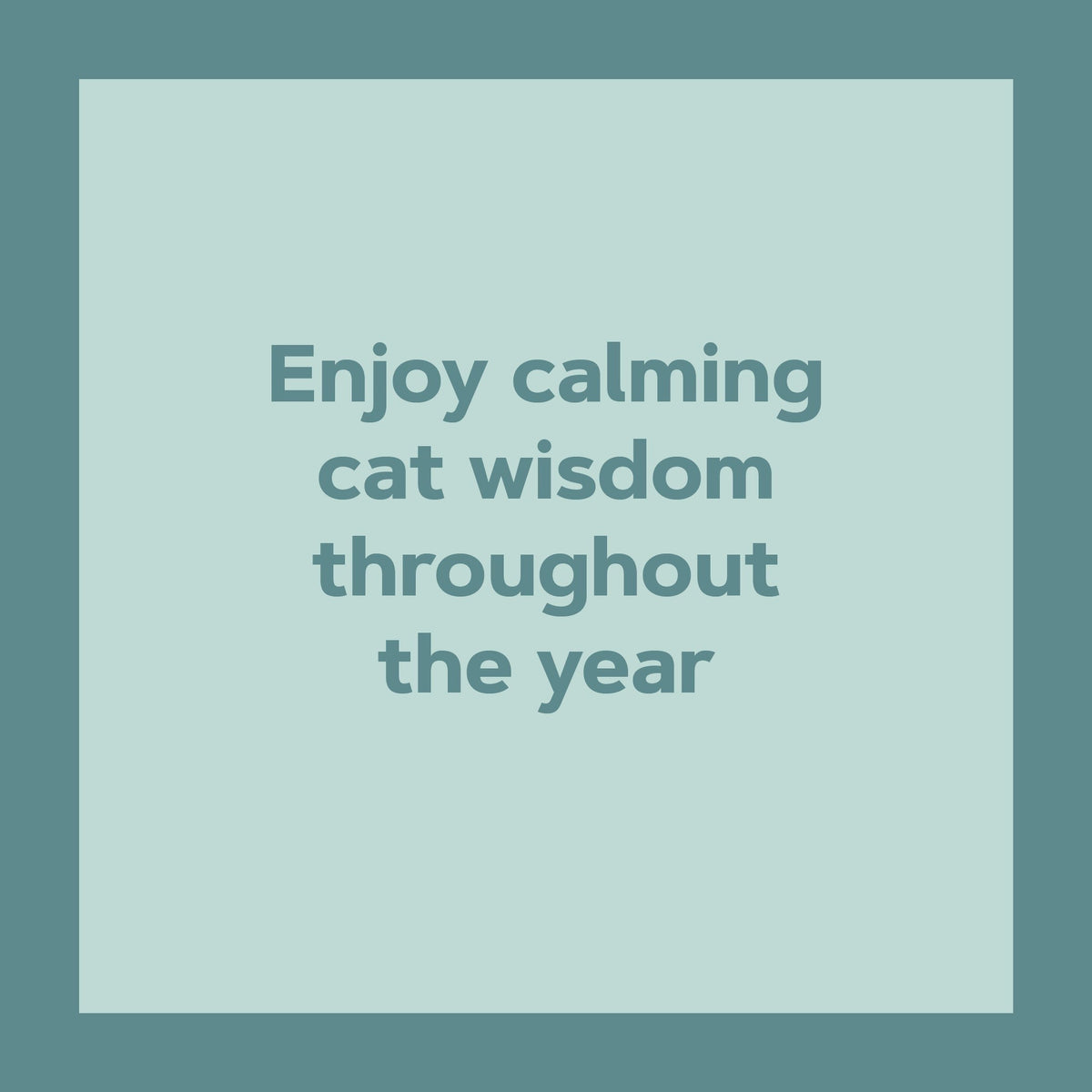 Catffirmations 2026 Wall Calendar