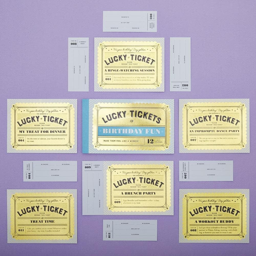 Lucky Tickets for Birthday Fun