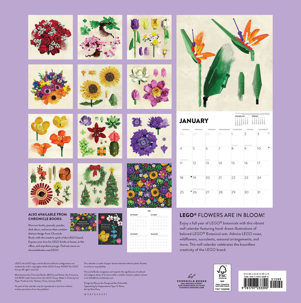 LEGO 2026 Wall Calendar