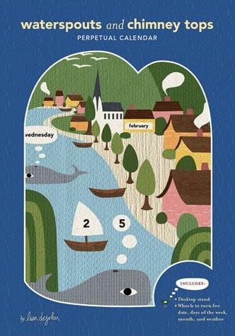 Waterspouts and Chimney Tops Perpetual Calendar