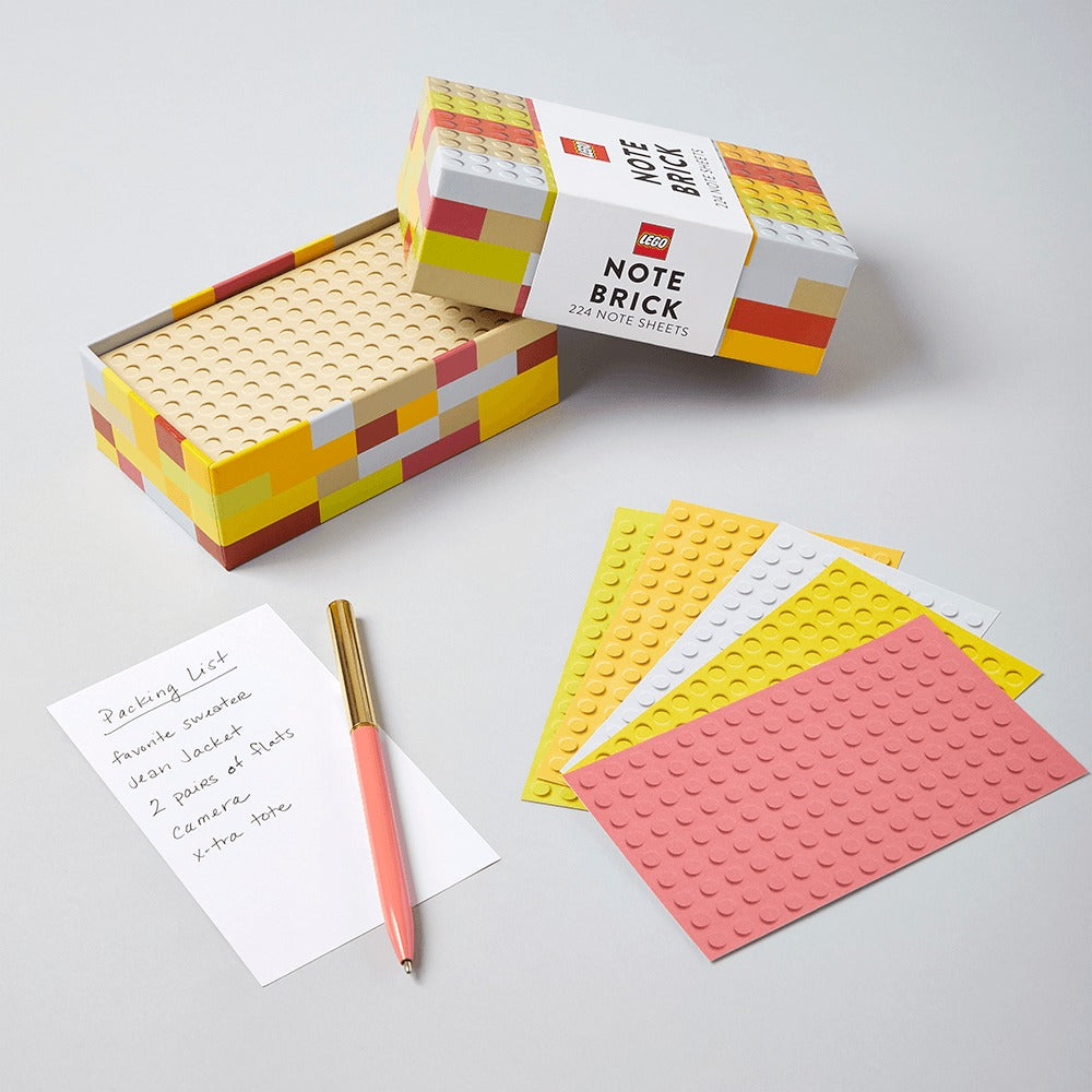 Lego Note Brick (Yellow-Orange)