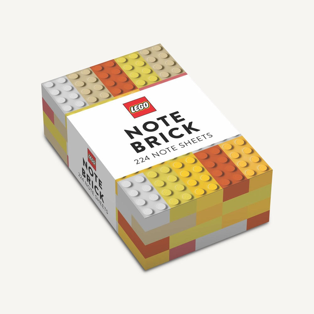 Lego Note Brick (Yellow-Orange)