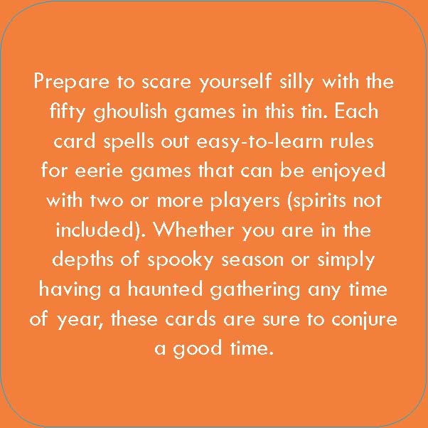 After Dinner Amusements: Ghoulish Games