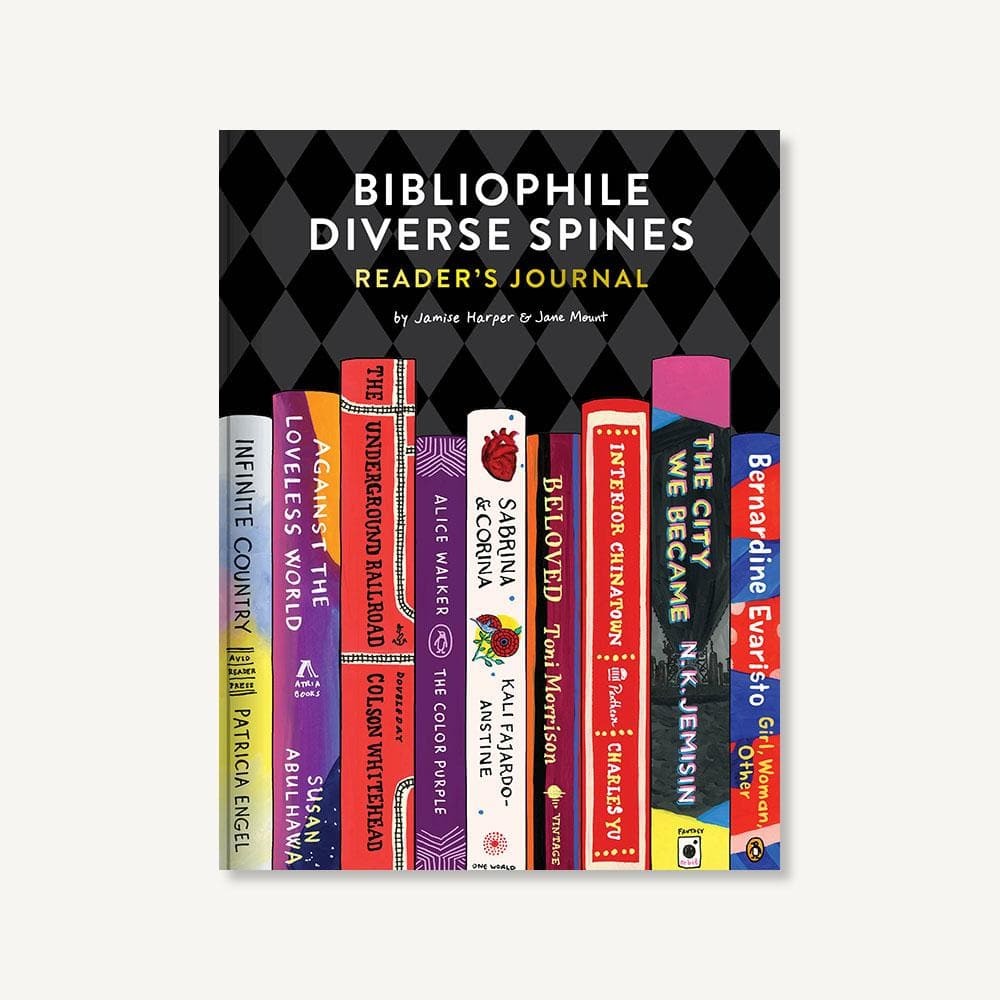 Bibliophile Diverse Spines Reader's Journal