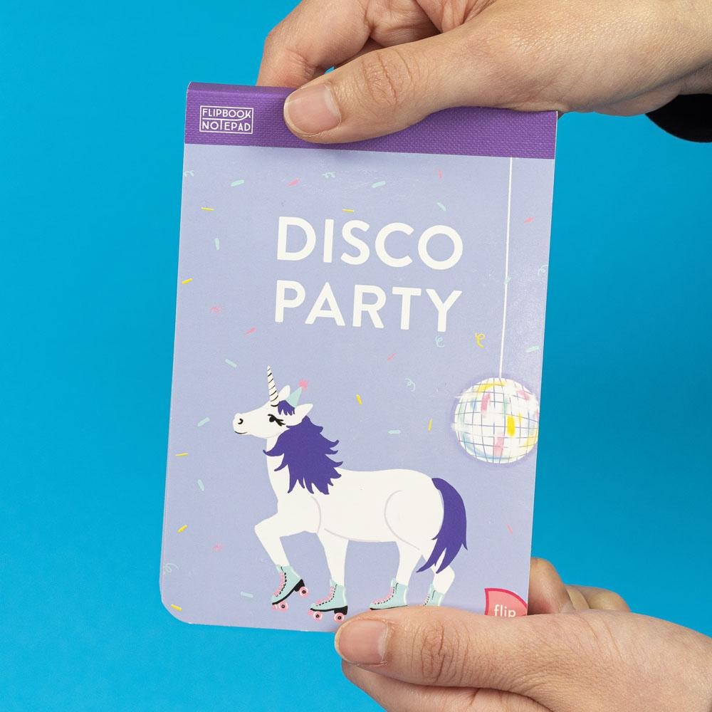 Flipbook Notepad: Disco Party