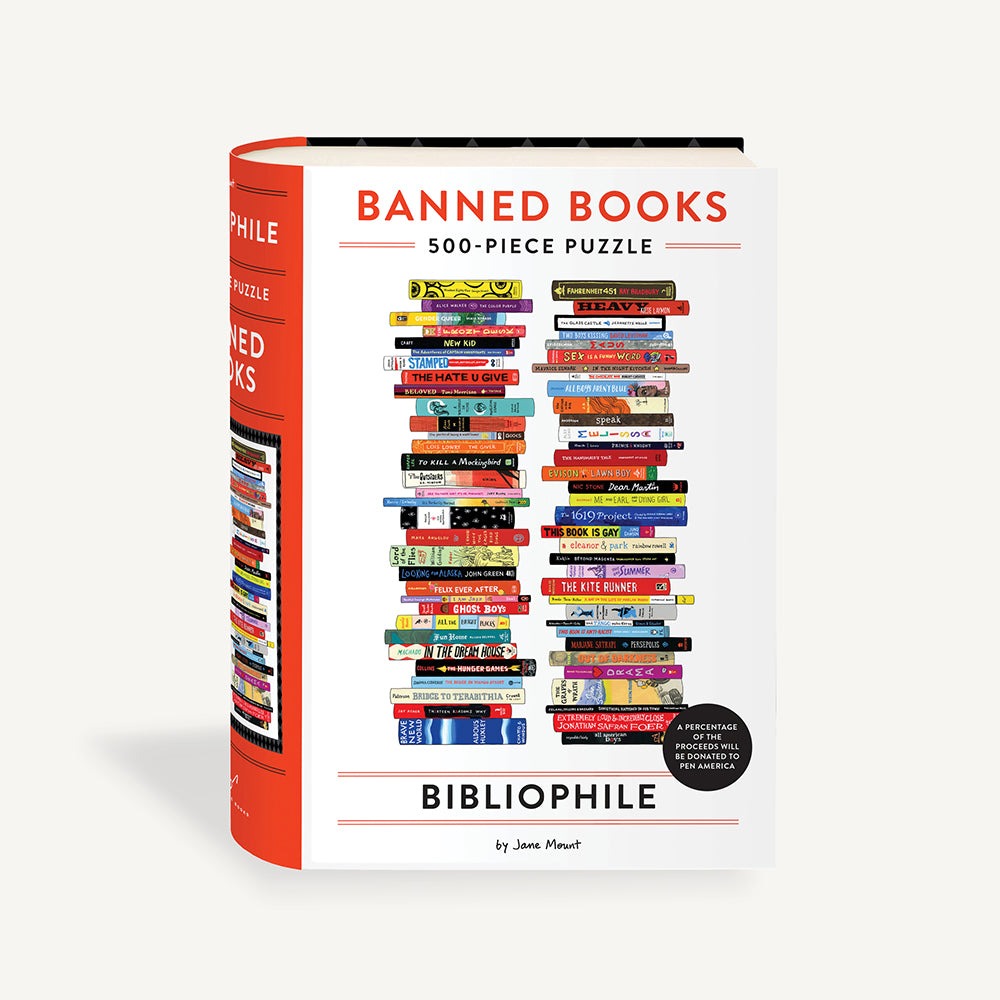 Bibliophile Banned Books 500-Piece Puzzle